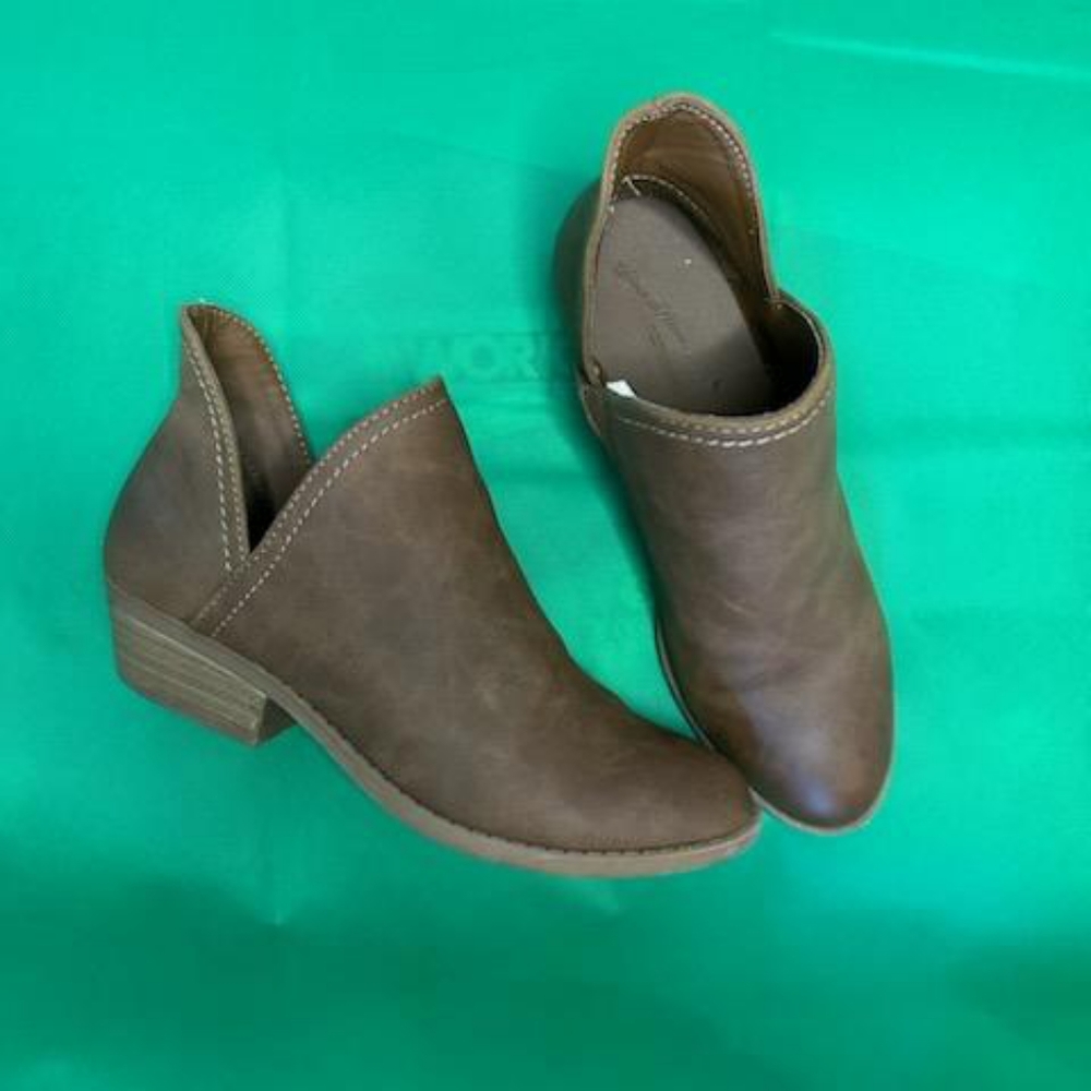 Cute brown booties